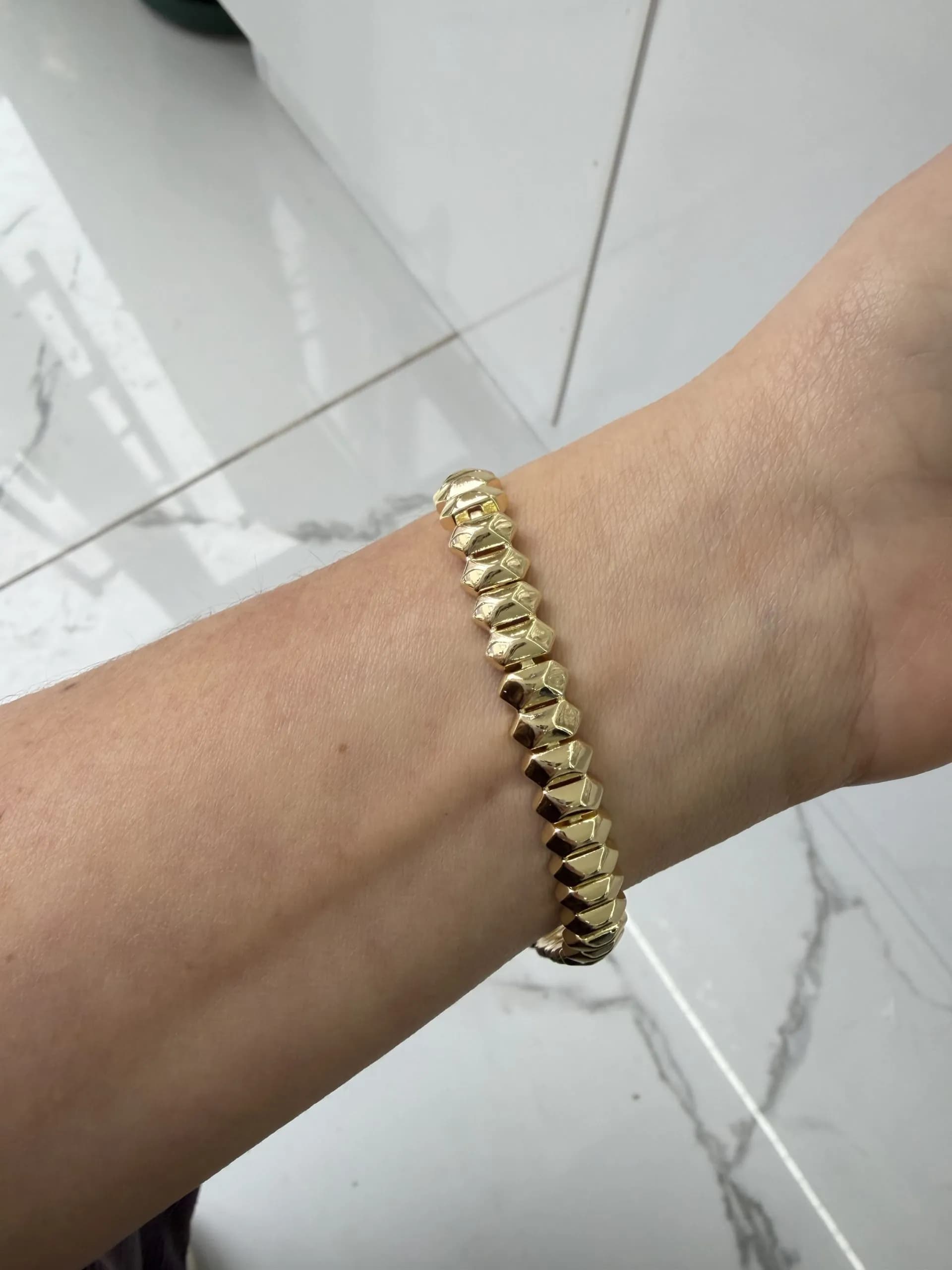 14K CM Altın Kaplama Bileklik 027