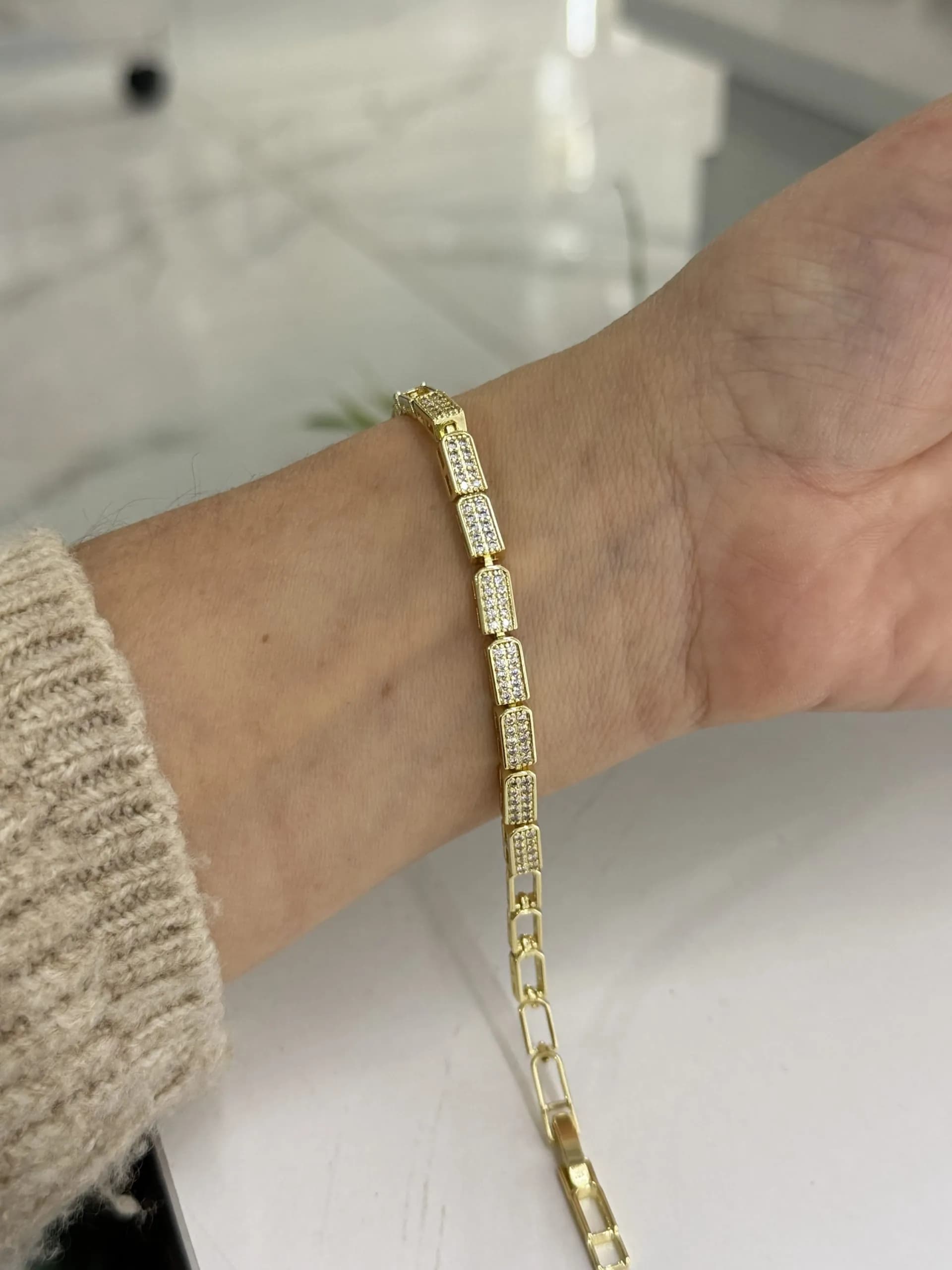 14K CM Altın Kaplama Bileklik 1