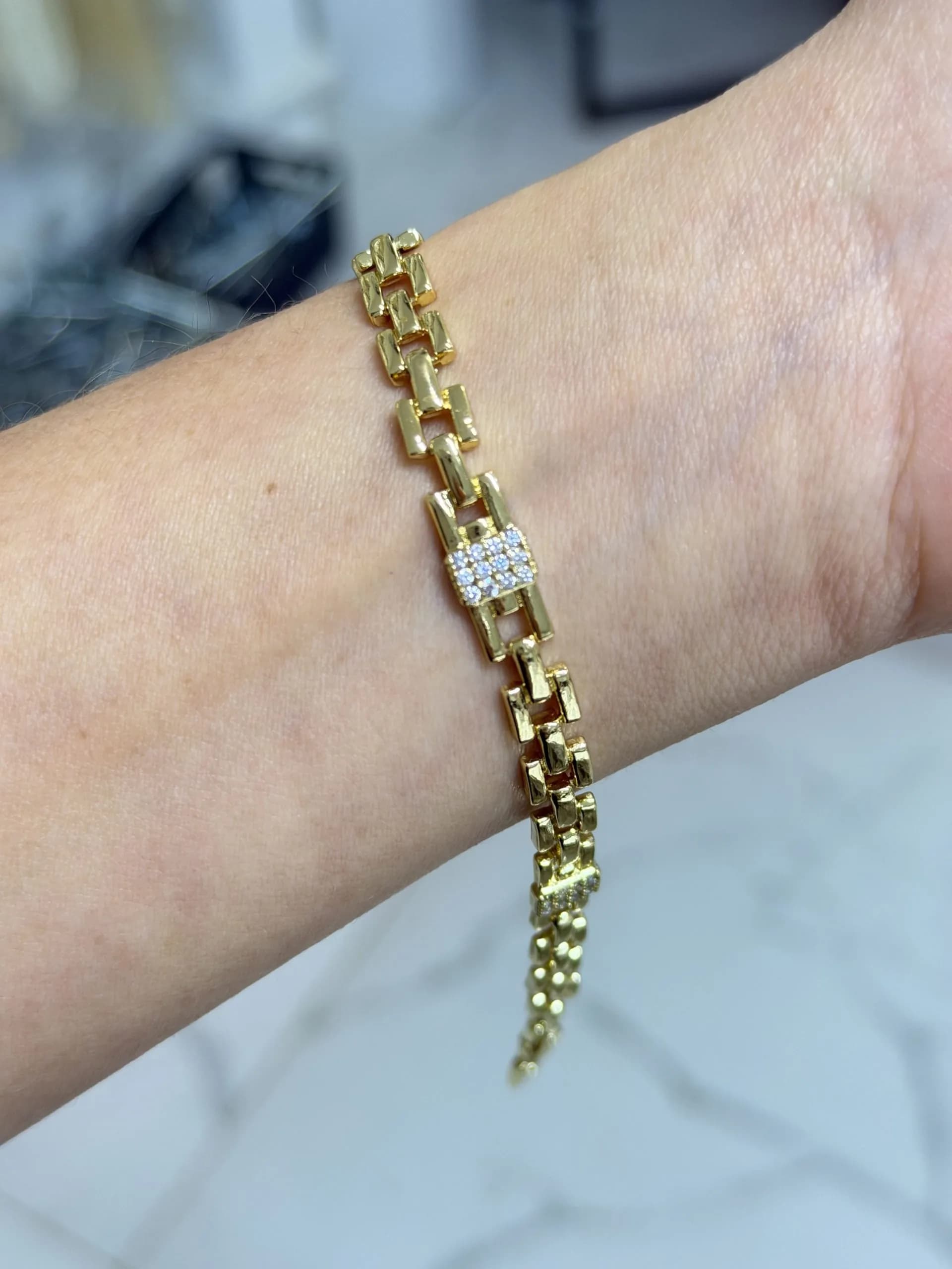 14K CM Altın Kaplama Bileklik 10