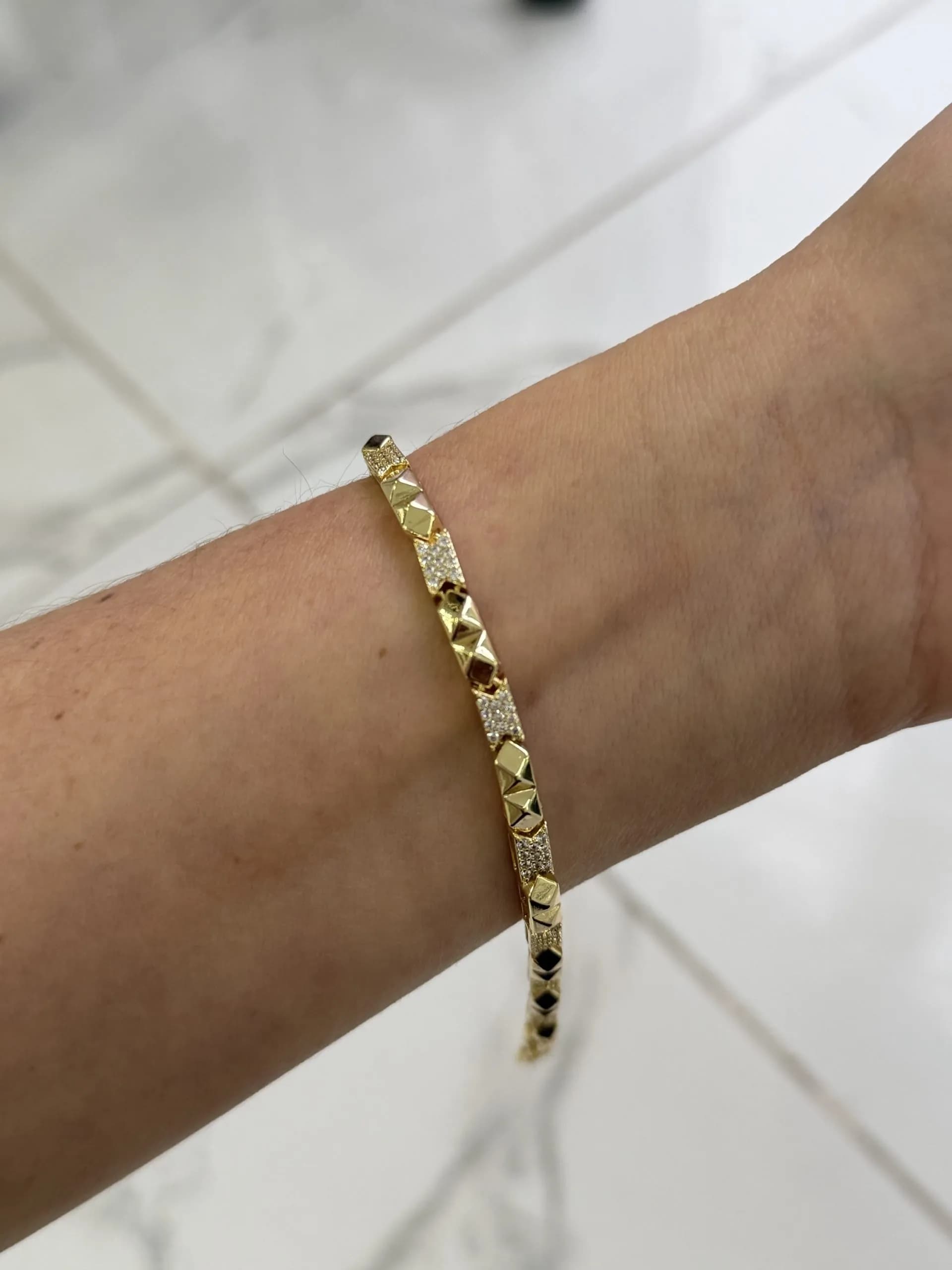 14K CM Altın Kaplama Bileklik 5