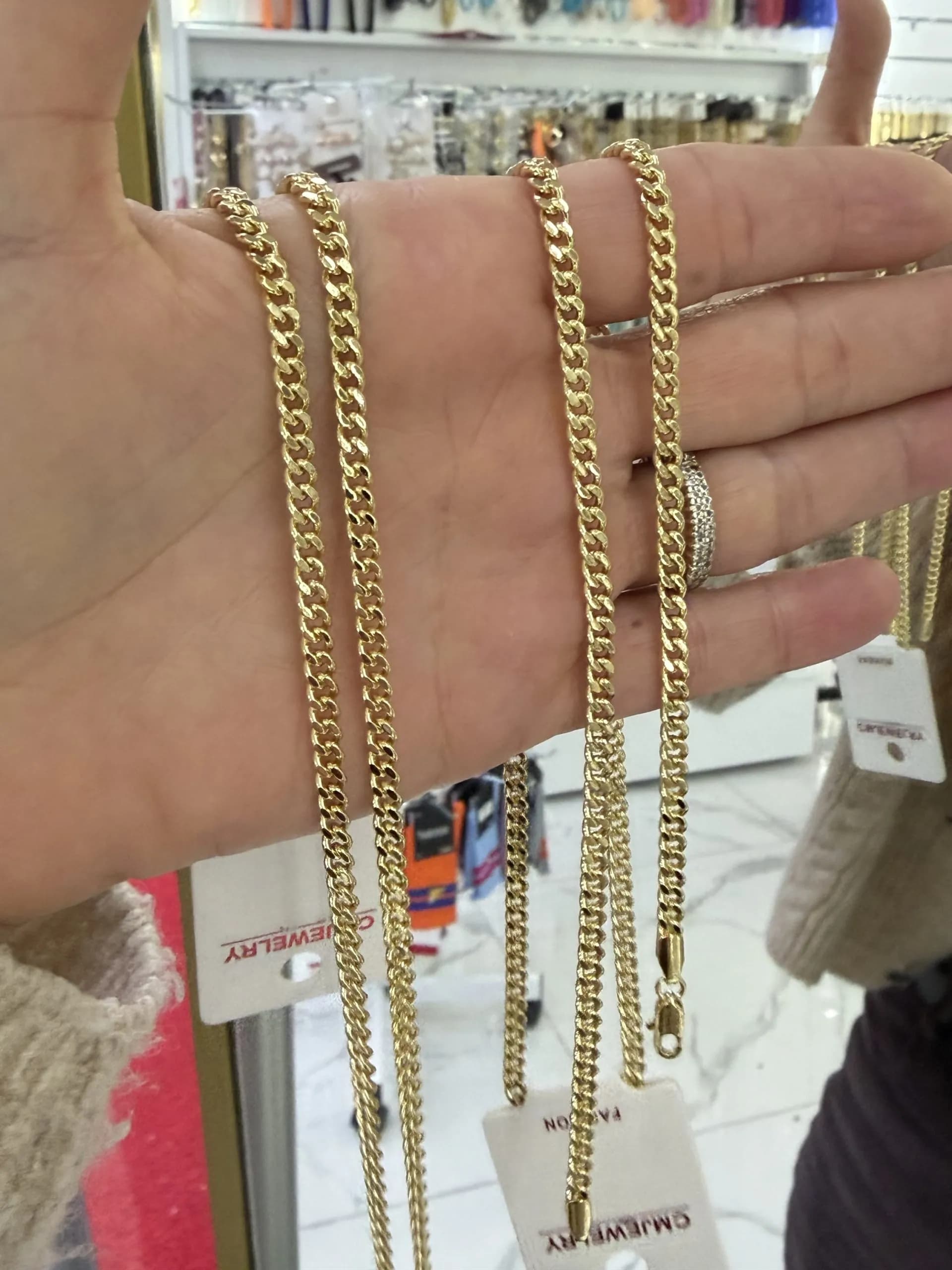 14K Cm Altın Kaplama Kolye 60 cm