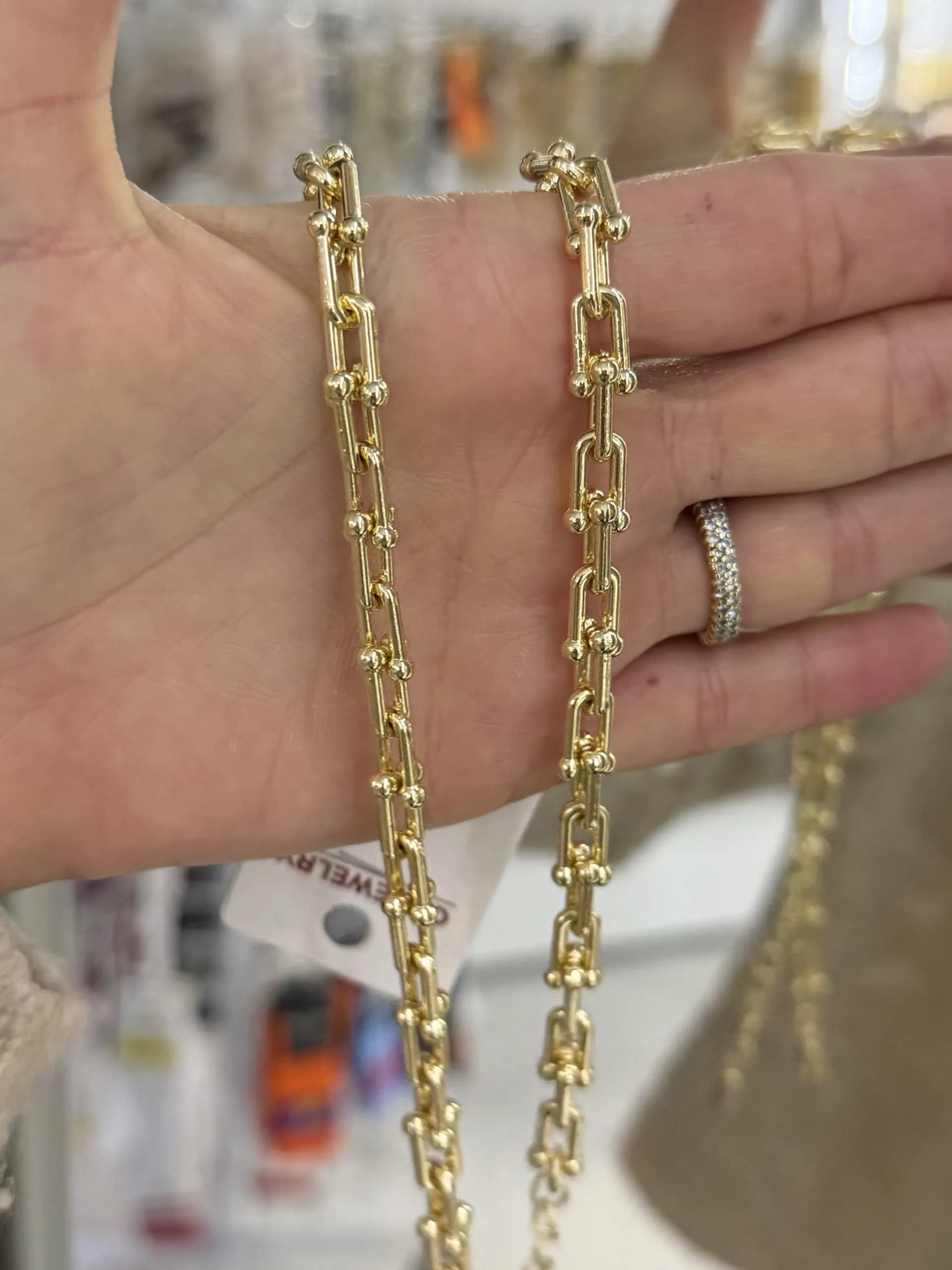 14K CM Altın Kaplama TFY Kolye 55 cm