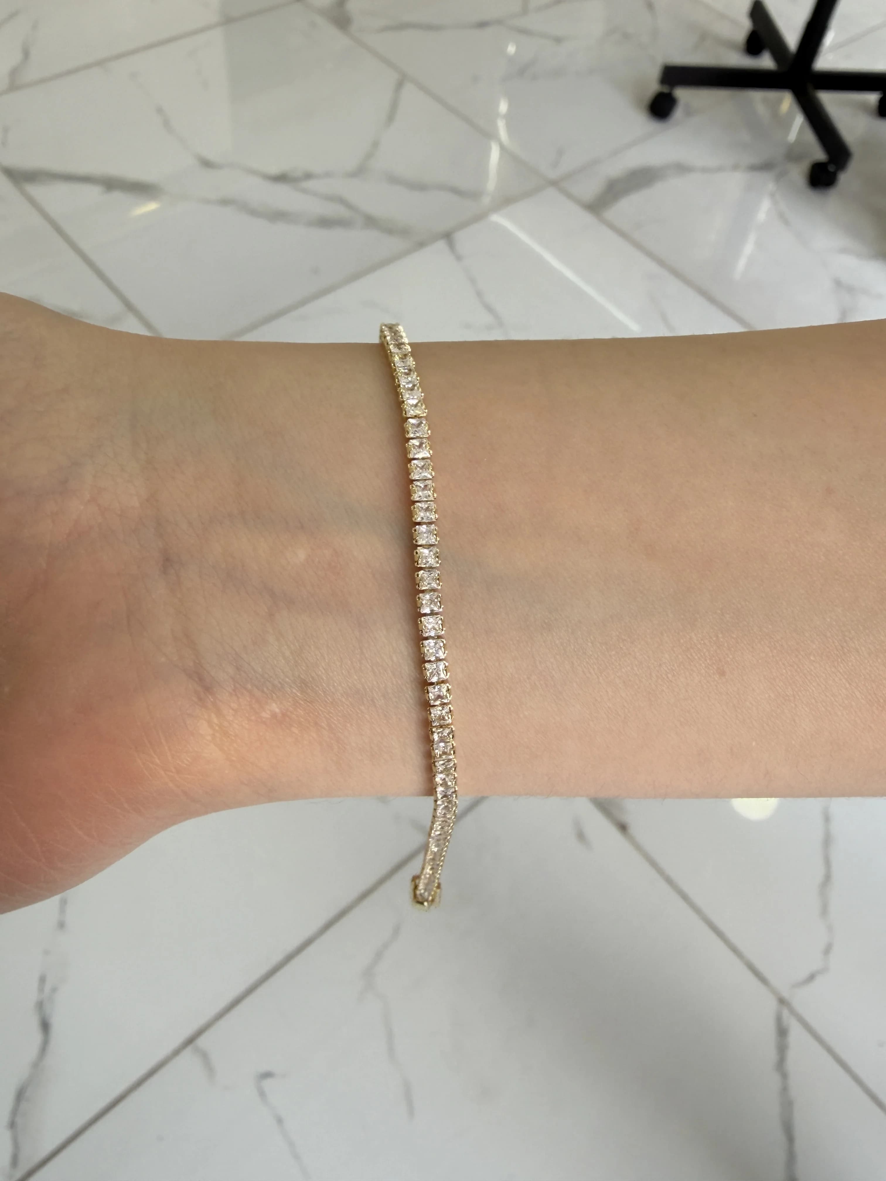 14K CM Altın Kaplama Su Yolu Bileklik