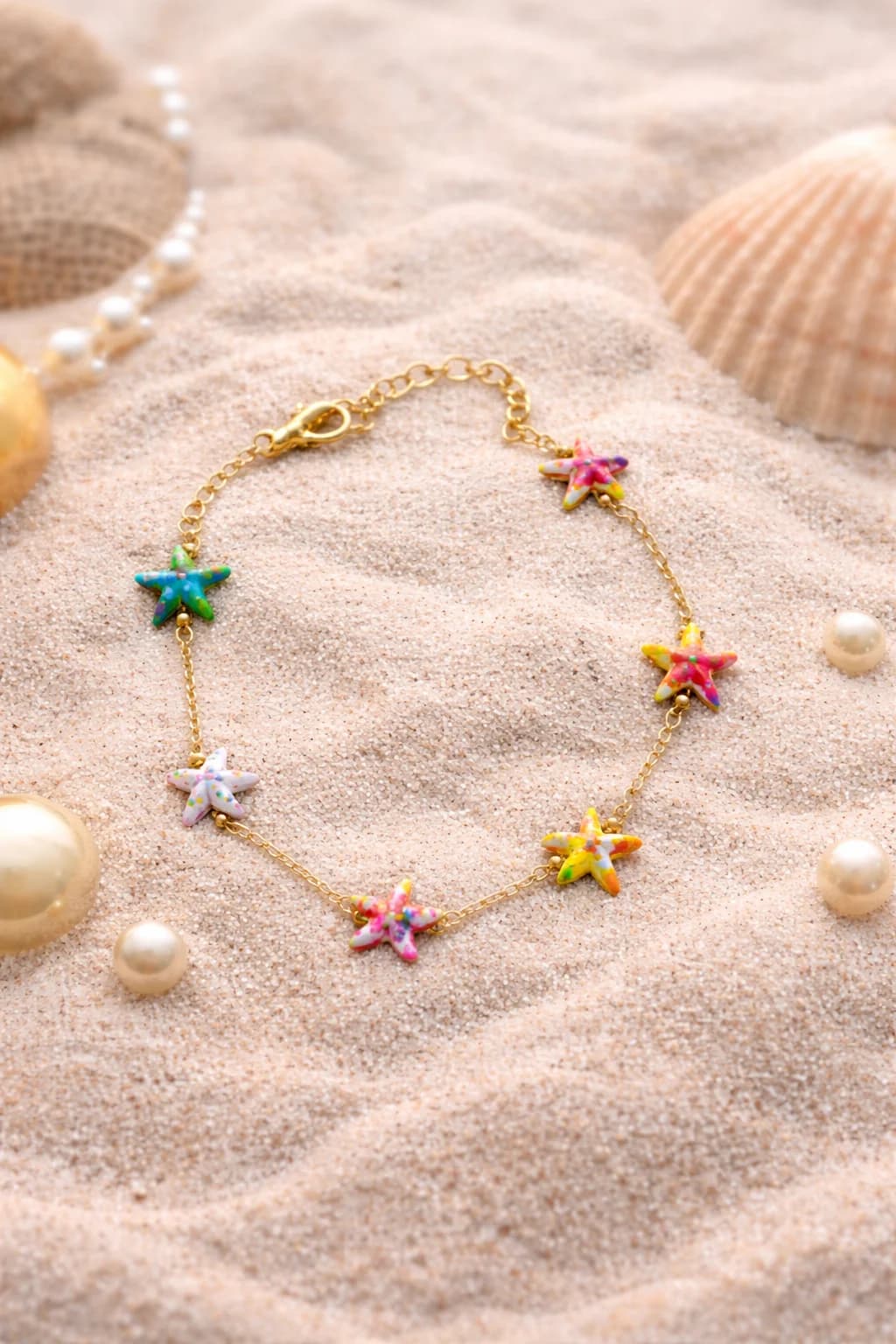 Ebruli Deniz Yıldızı Halhal