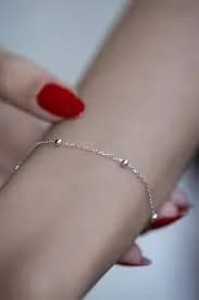 Çelik Gümüş Renk Top Zincir Bileklik