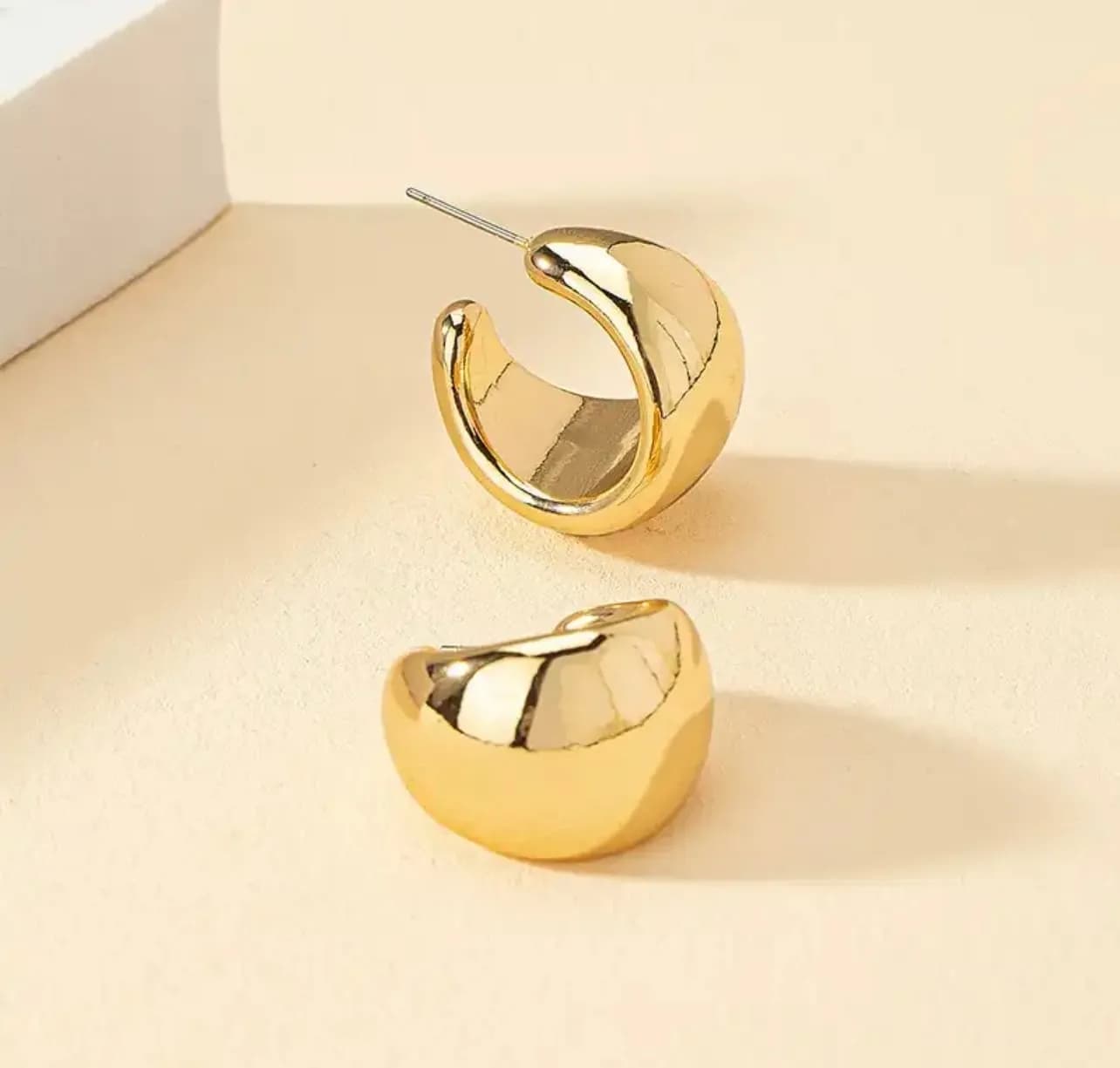 Gold Halka Küpe