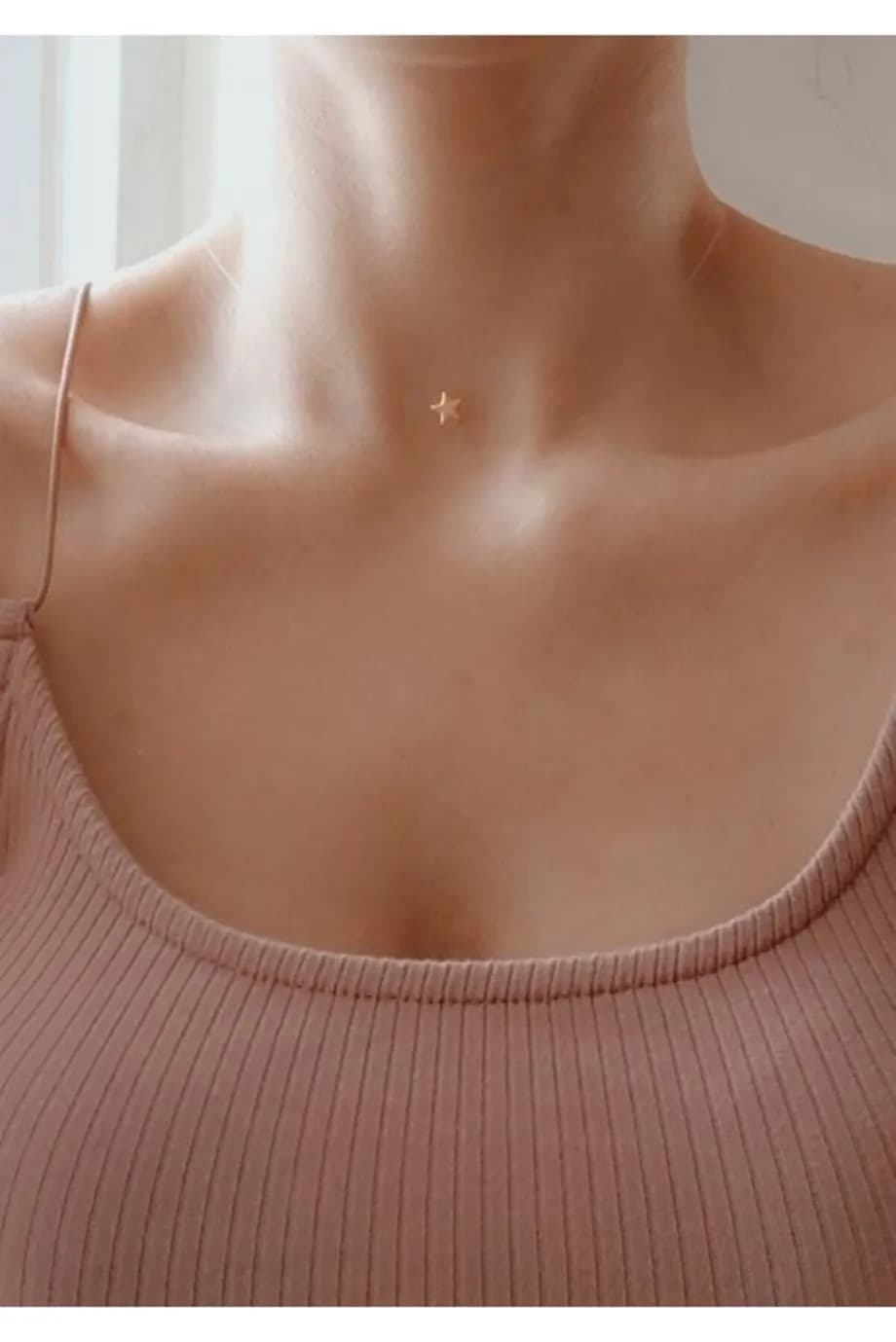 Kadın Yıldız Hayalet Kolye 35 Cm