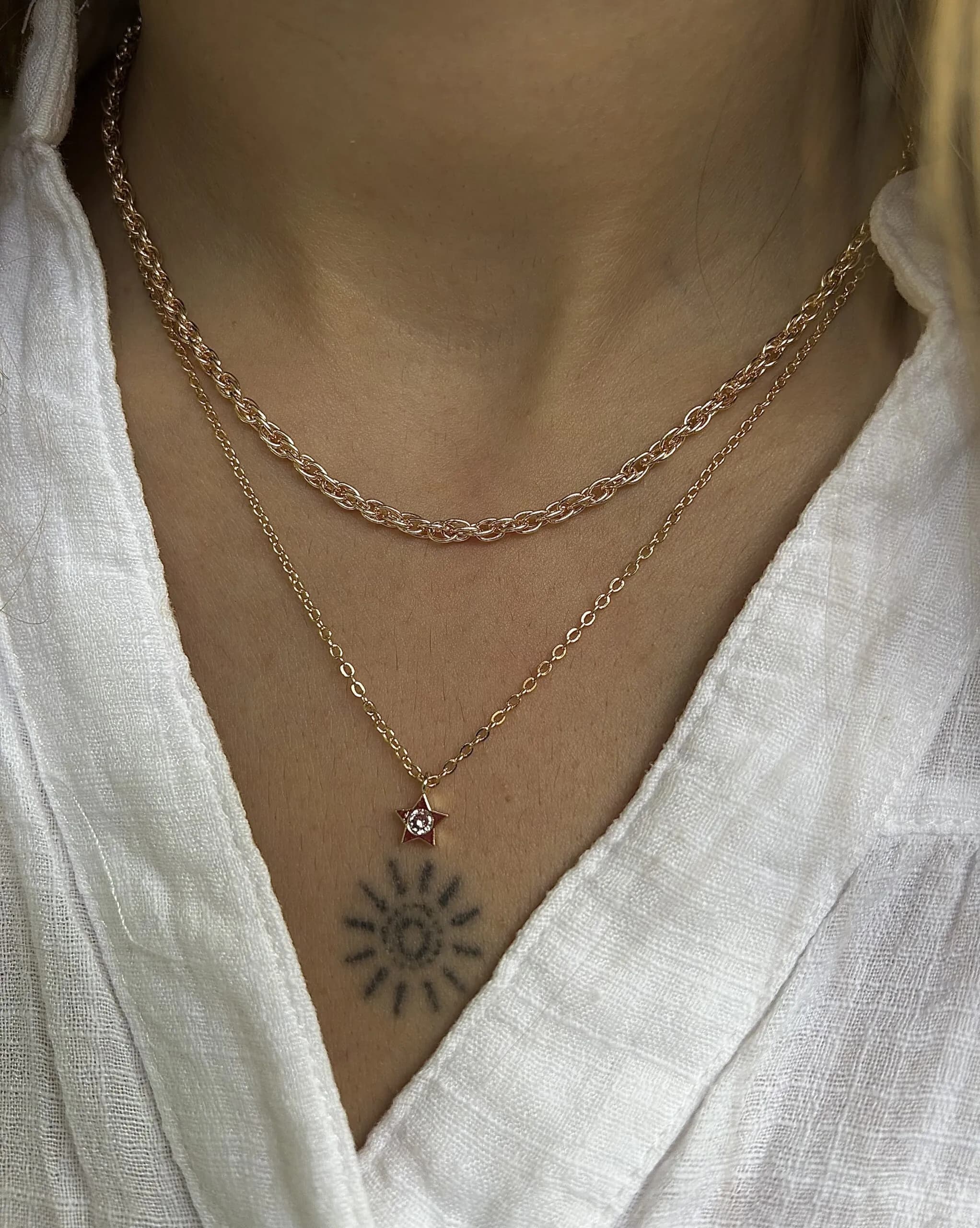 Vip 2 Lİ Mini Yıldız Kolye