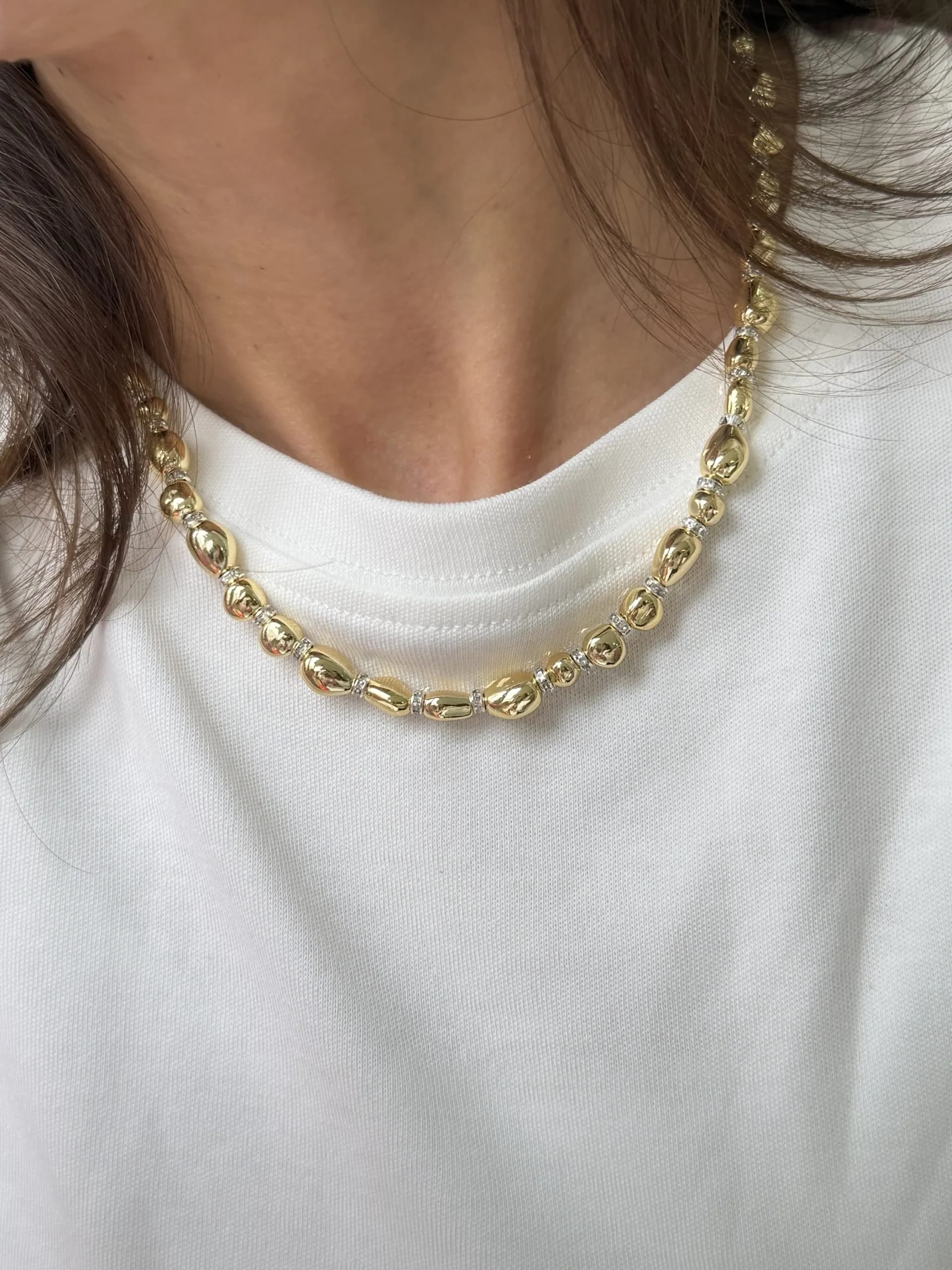 Vip Ahm Taşlı Kolye