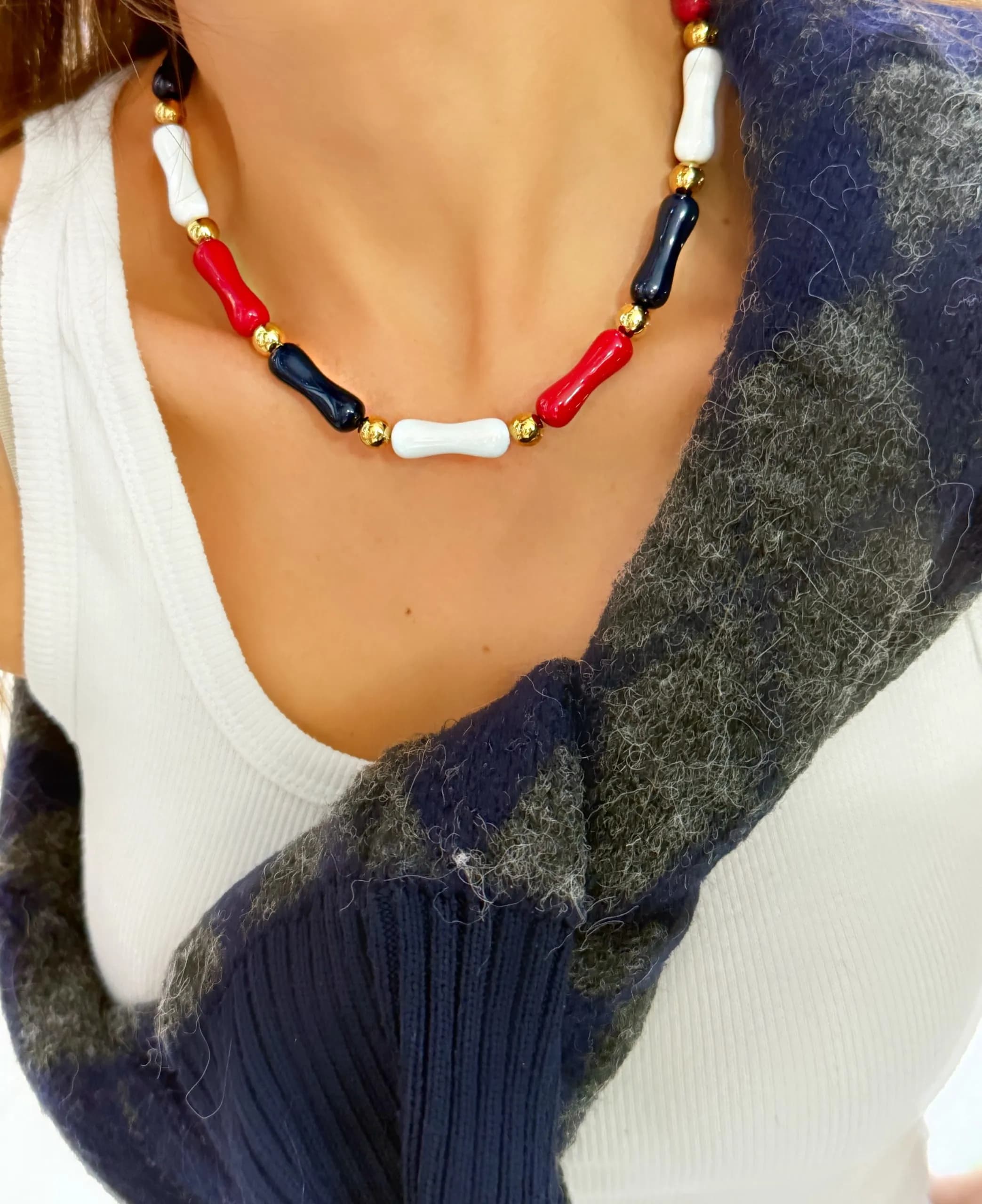 Vip Tom Marine Tasarım Kemik Kolye