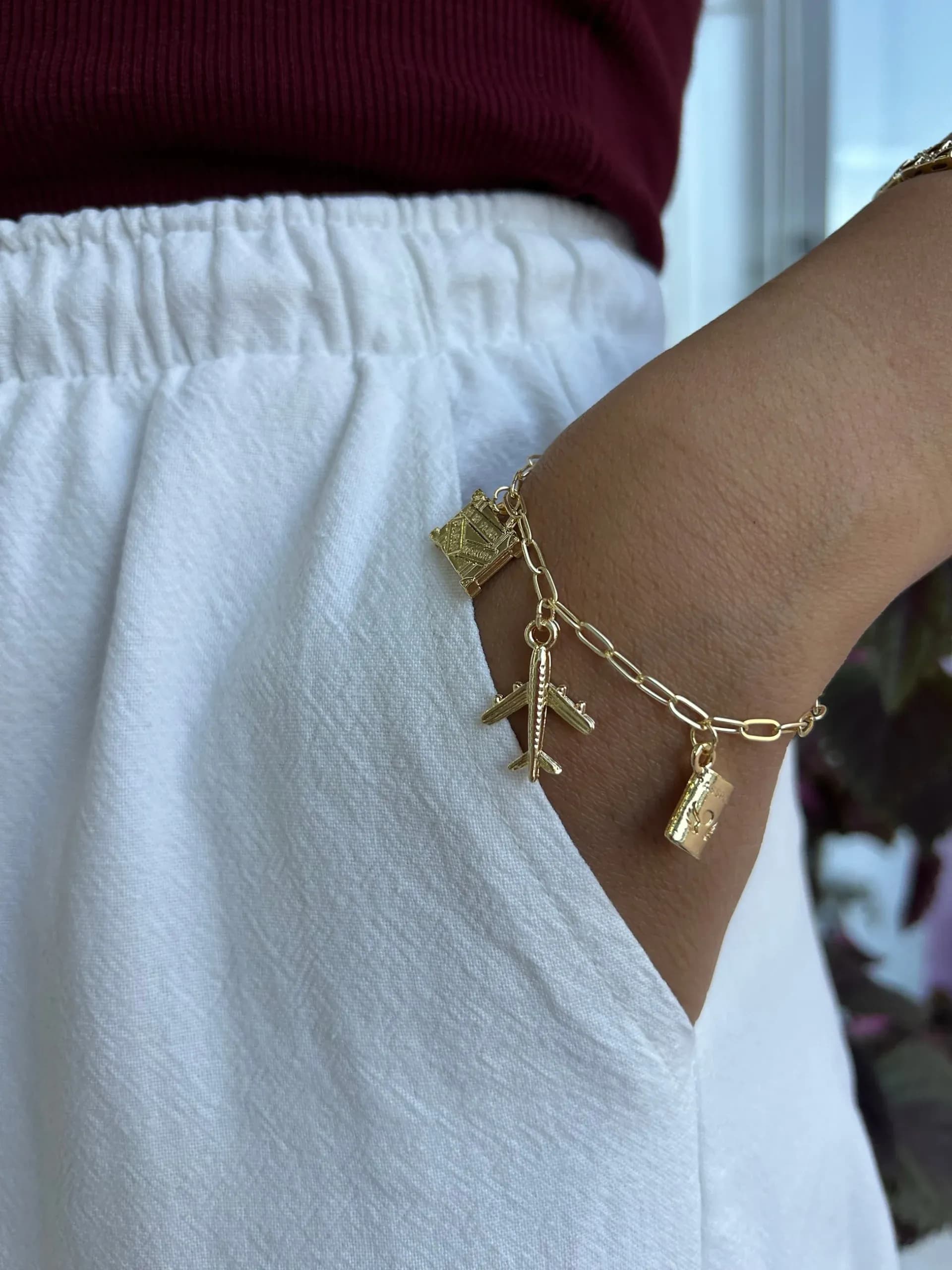 Vip Uçak Charm Bileklik